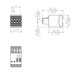 Pluggbare, KONTAKTER B2CF 3.50/16/180 SN BK BX - Bilde 3
