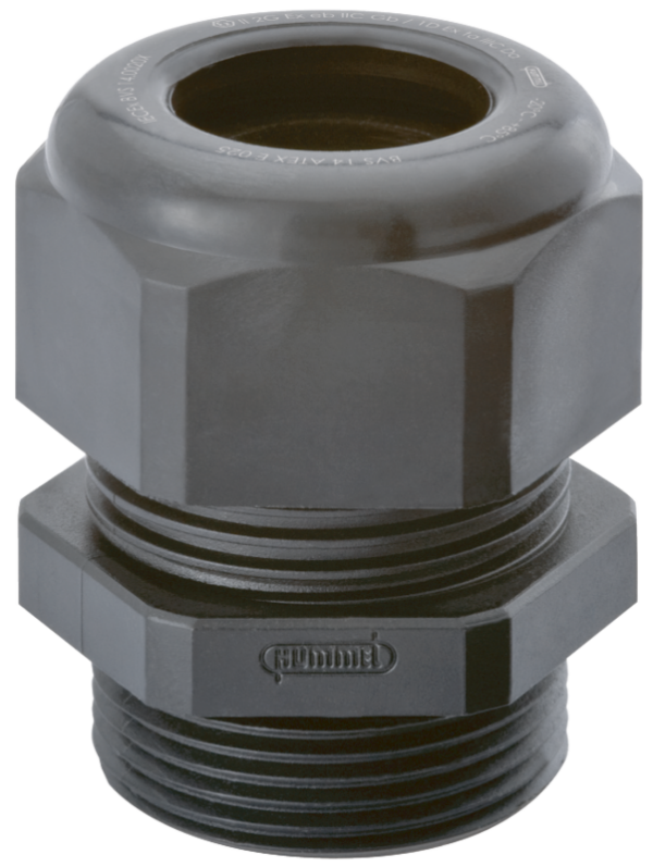 Nippel, EX PLAST M20X1,5 Ø5-9 MM SORT HSK-K-EX-ACTIVE