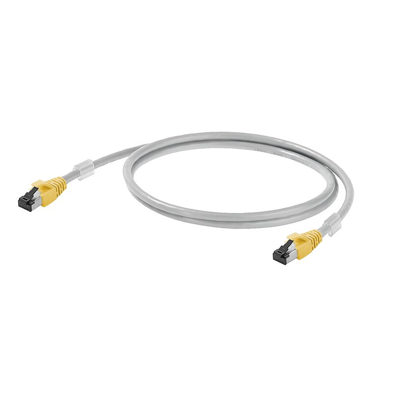 Nettverk OT, Kabel, CROSSOVER KABEL,CAT.6A,GRÅ, 1M - Bilde 1