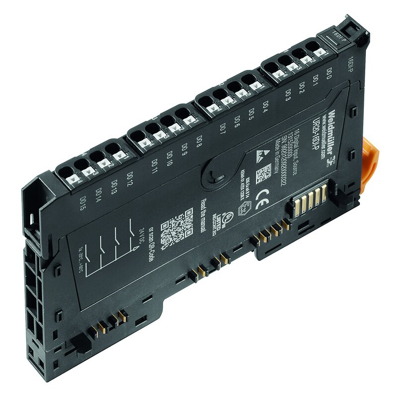 IO-Modul, UR20-16DI-P, 16 DIGITALE INNGANGER, 1 LEDER, 24VDC - Bilde 1