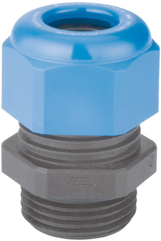 Nippel, EX PLAST M32X1,5 Ø18-25 MM BLÅ/SORT HSK-K-EX-ACTIVE