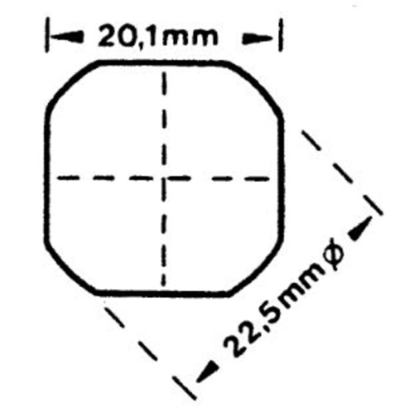 Lokker, 22,5MMQ FLATET 4 SIDER