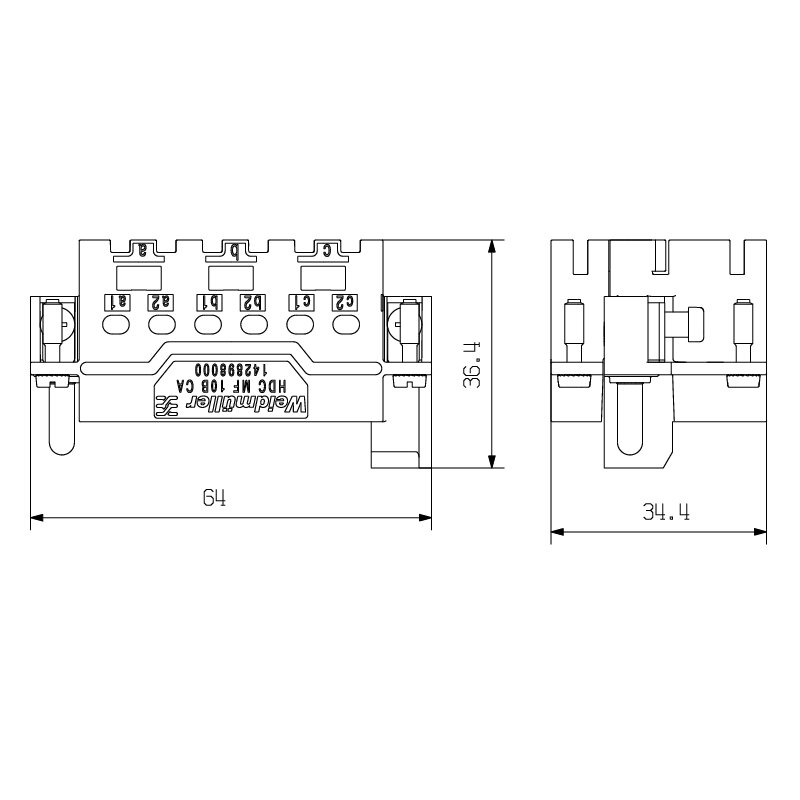 Kontakter, HDC MF 10B CA - Bilde 2