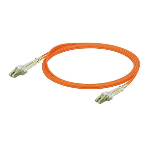 Fiber, Fiber kabler, FIBER PATCH, LC-DUPLEX, 50 µM, 2M
