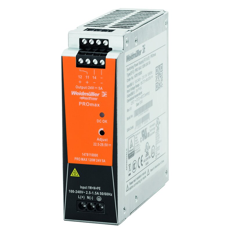 Strømforsyning AC/DC, PRO MAX 120W 12V 10A - Bilde 1