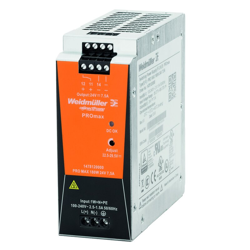 Strømforsyning AC/DC, PRO MAX 180W 24V 7,5A - Bilde 1