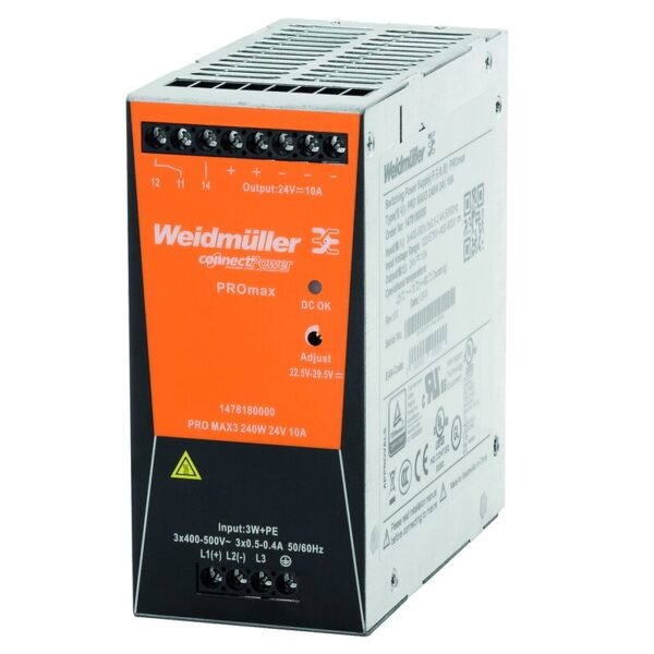 Strømforsyning AC/DC, PRO MAX3 240W 24V 10A