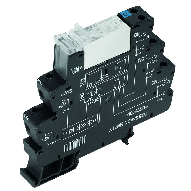 Releer og analoge skiller, Mekanisk, TRS 24VDC 1CO 16A - Bilde 1