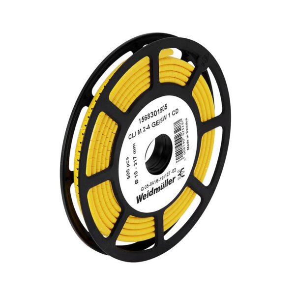 Ledningsmerking med trykk, CLI M 2-4 MRK K GUL RULL A500 1568301657