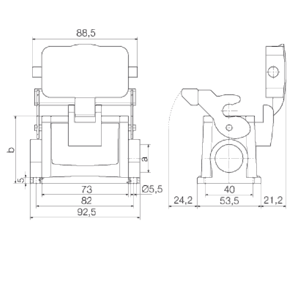 Kontakter, HDC 24D SDLU 2M25G