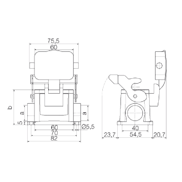 Kontakter, HDC 16D SDLU 1M25G