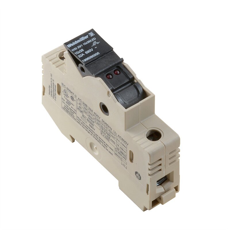 Rekkeklemme, WSI 25/1 10X38/LED 690V SKRU - Bilde 3