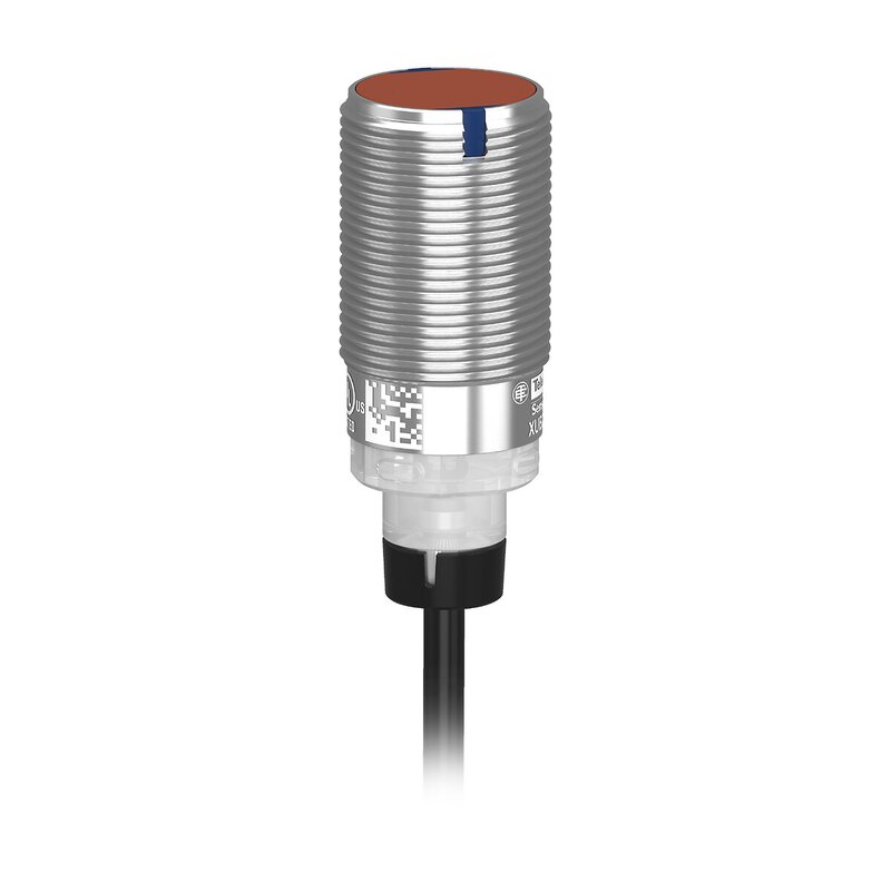 FOTOELEKTRISK SENSOR SYLINDRISK METALL-GJENNOMSTRÅLESENDER SN15M KABEL 2M 24V - Bilde 1
