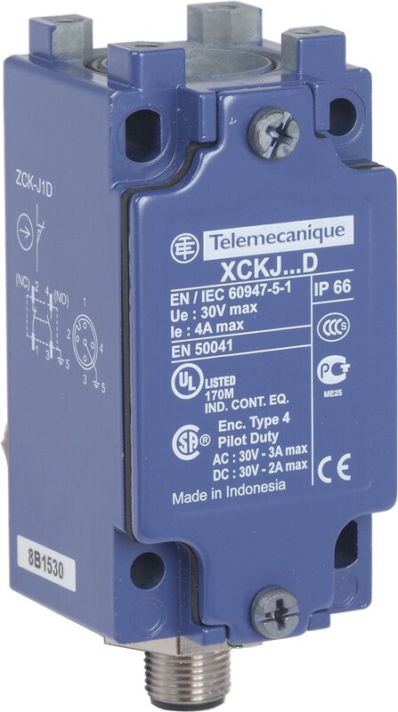 Endebryterkropp ZCKJ 1 NC og 1 NO terminaler