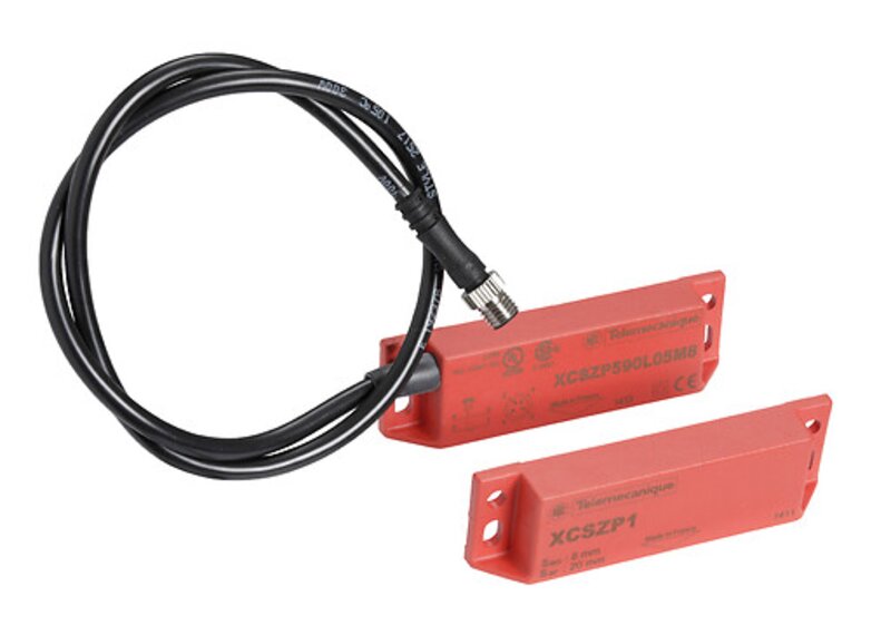 CODEC MAGNETISK PLASTBRYTER RECTANGULA2 POL NO NC MED M8-TILKOBLING - Bilde 1