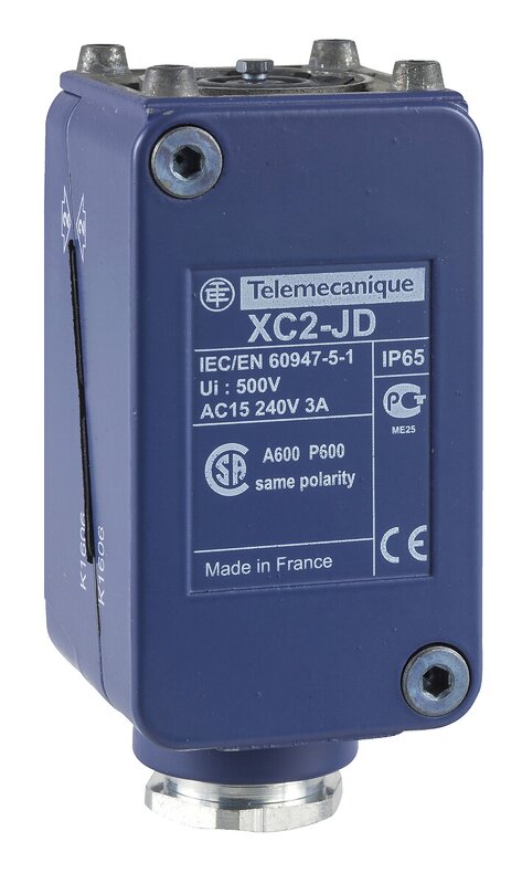 Endebryter-kroppsbase, Limit switches XC Standard, ZC2J-plugg, uten skjerm