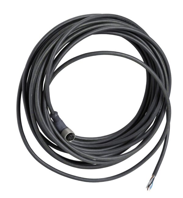 FORHÅNDSKOBLET TILKOBLING PUR 5W M12 HunnKABEL 10M ELB