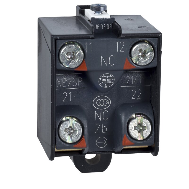 Endebryterkontaktblokk, Limit switches XC Standard, 2NC, snap action, samtidig - Bilde 2
