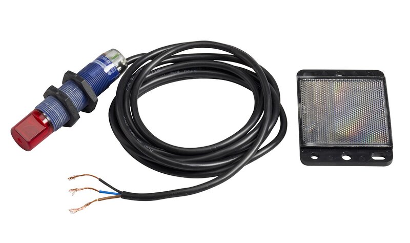 FOTOSENSOR CYL PLAST MAT TRANS 12 24 V SENERE DC PNP NONC-KABEL 2M - Bilde 1