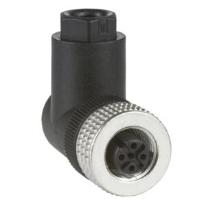Albuekontakt, Hunn, M12, 4-pins, Kablenippel PG7 - Bilde 4