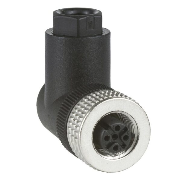 Albuekontakt, Hunn, M12, 4-pins, Kablenippel PG7