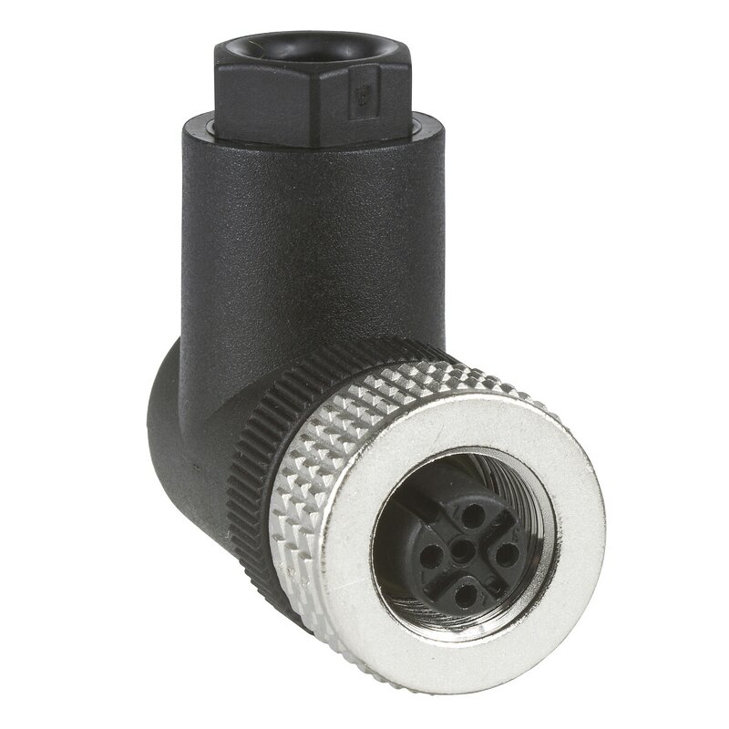 Albuekontakt, Hunn, M12, 4-pins, Kablenippel PG7 - Bilde 4