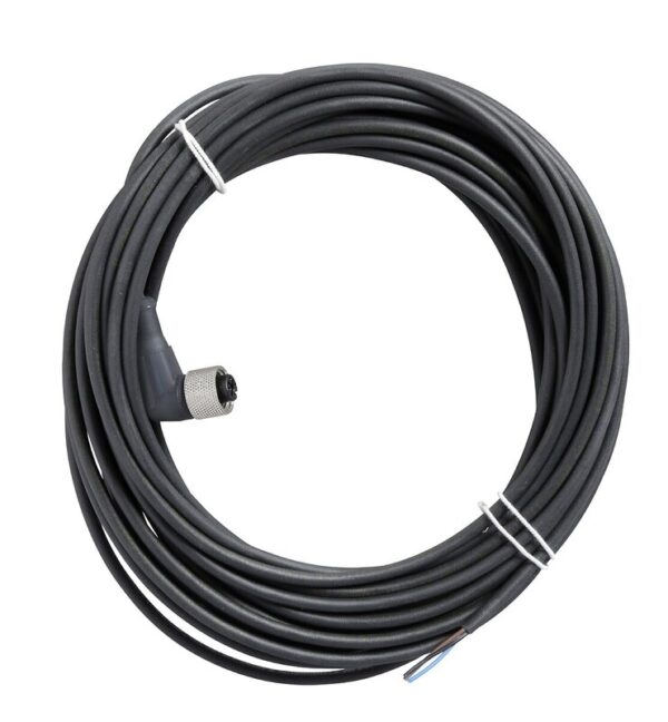 FORHÅNDSKABLET TILKOBLING PUR 3W M12 HUNN-ELB 10M KABEL
