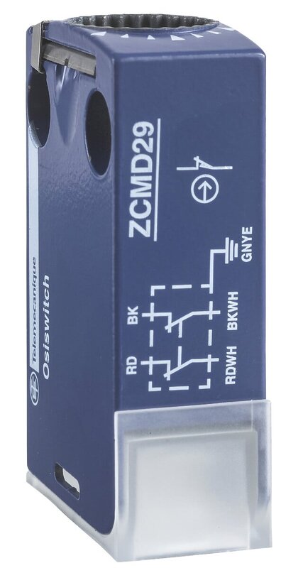 Grensebryterkropp ZCMD 1NC og 1NO-plugin MED AVTAKBAR TERMINALKABELBLOKK