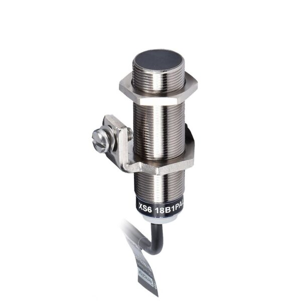 Induktiv tilstedeværelsesensor XS for farlig område-støv, M18, Sn8mm, 12...48 VDC, NO, kabel 10 m