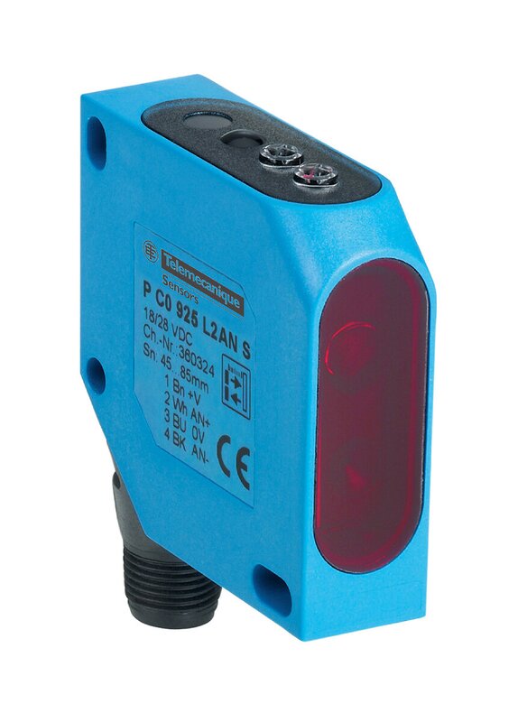 P CO 925 L2 EN SP LASERSENSOR 18 28VDC DIFFUS UTGANG 0 10V
