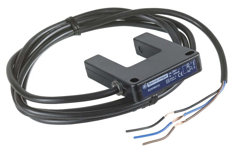Foto elektrisk sensor XUV thrubeam Sn 30 mm kabel 2m - Bilde 1