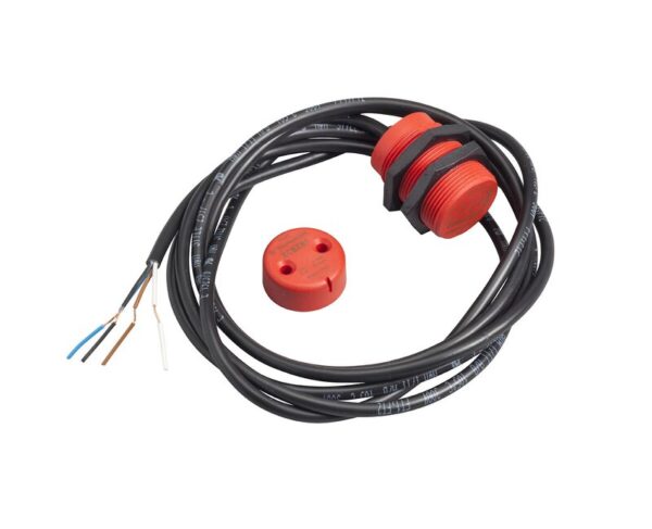 Maskinsikkerhet, Kodet magnetbryter, Rund, XCS, XCSDMR, 2 NC, staggered, 5 m