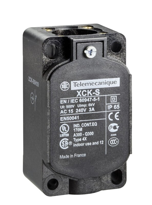 Endebryterkropp ZCKS 2 NC og 1 NO terminaler