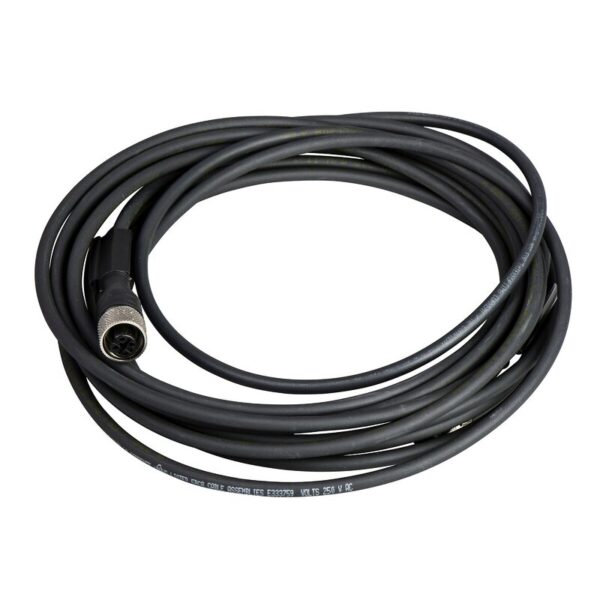 STREKKLEDNING M12 RETT M12 STRAIGHT4 KONTAKTER IP67 5M PVR-KABEL