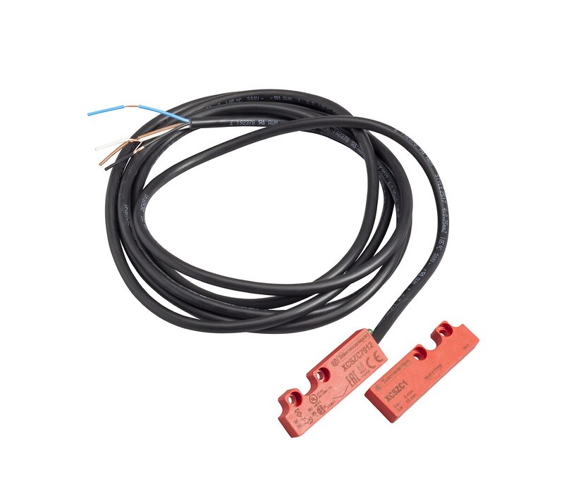 Maskinsikkerhet, Kodet magnetbryter, 1 NC + 1 NO, staggered, 2 m - Bilde 1