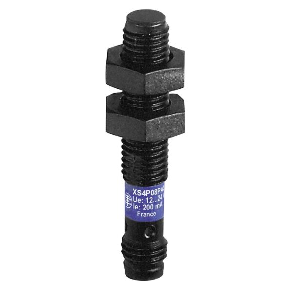INDUKTIV SENSOR SYLINDRISK M12 12 48V DC NPN NO 3 LEDNINGER IKKE-FLUSH M1