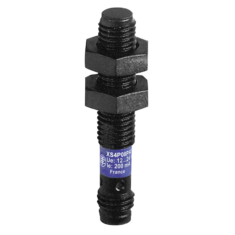 INDUKTIV SENSOR SYLINDRISK M12 12 48V DC NPN NO 3 LEDNINGER IKKE-FLUSH M1 - Bilde 1