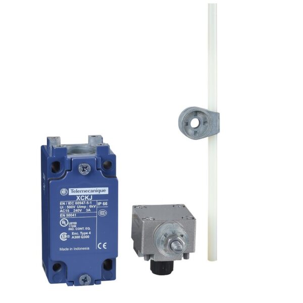Endebryter, XC Standard, XCKJ, termoplastisk rundstangspak 6 mm, 1NC+1 NO, snap, M20