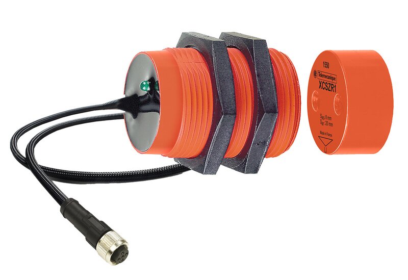ROND MAGNETISK SIKKERHET SWI KONTAKT 1NC+1NO+LED - Bilde 1
