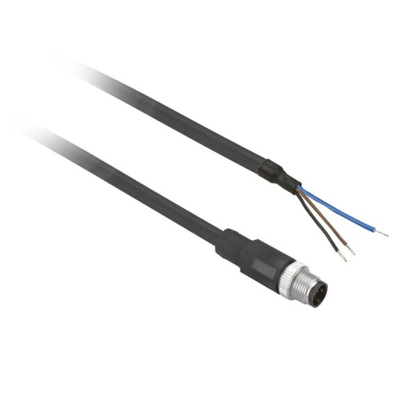 2M M8 HANNFORLEDNING KONN RETT KABELPUR PUR
