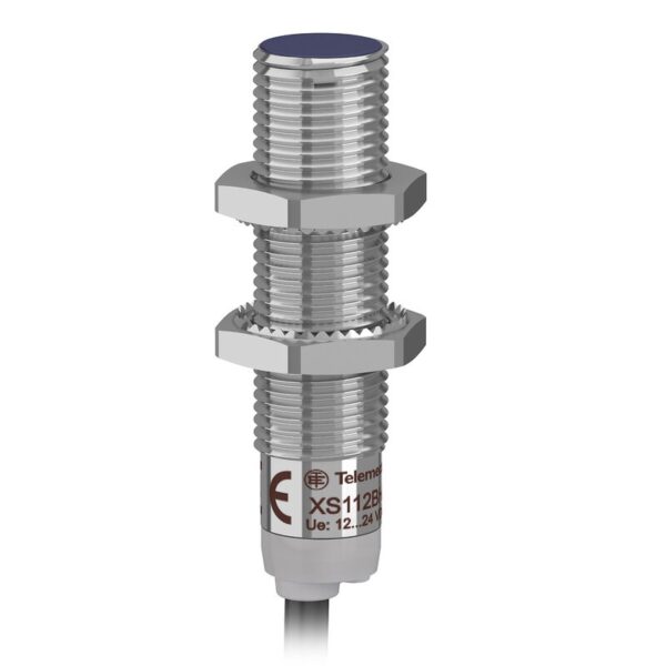 INDUKTIV SENSOR CYLIND DIA 12 PNP NR. 1224V FLUSH SN 4MM KABEL 2M