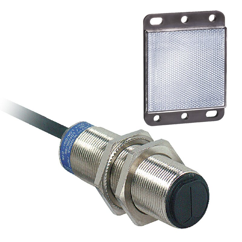 Foto elektrisk sensor XU1 refleks Sn 4 m kabel 2m - Bilde 1
