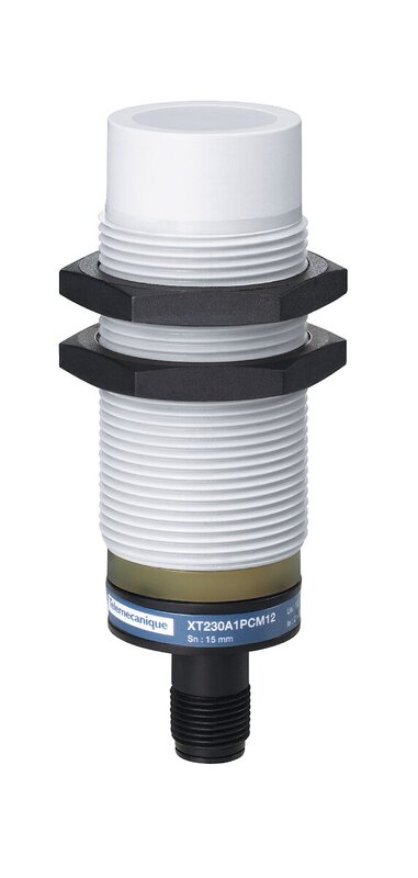 KAPASITIV SENSOR M30 12 24V DC PNP NO NC 4 LEDNINGER IKKE FLUSH M12 CONNE