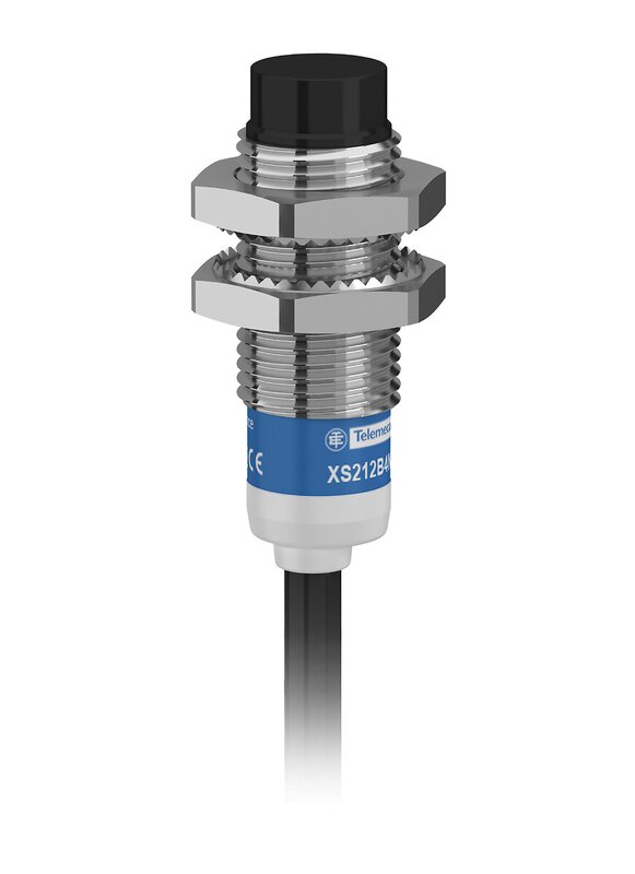 INDUKTIV SENSOR SYLINDRISK M12 12 24V DC PNP INGEN 3-LEDNINGER IKKE-FLUSH CA