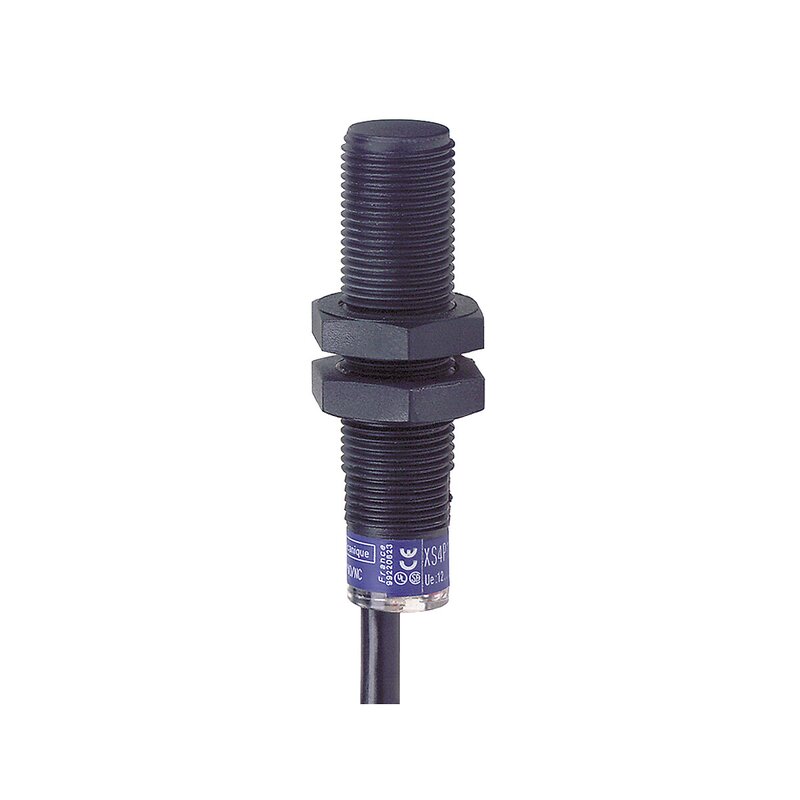 Induktiv sensor XS4 sylindrisk M12 Sn 4 mm kabel 2m - Bilde 1