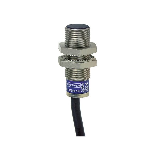 Induktiv sensor XS1 sylindrisk M12 Sn 2 mm kabel 2m