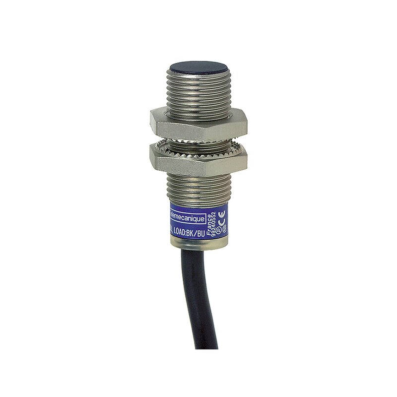 Induktiv sensor XS1 sylindrisk M12 Sn 2 mm kabel 2m - Bilde 1