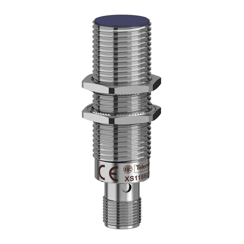 Induktiv sensor XS1 M18, L64mm, messing, Sn8mm, 12..24VDC, M12 - Bilde 2