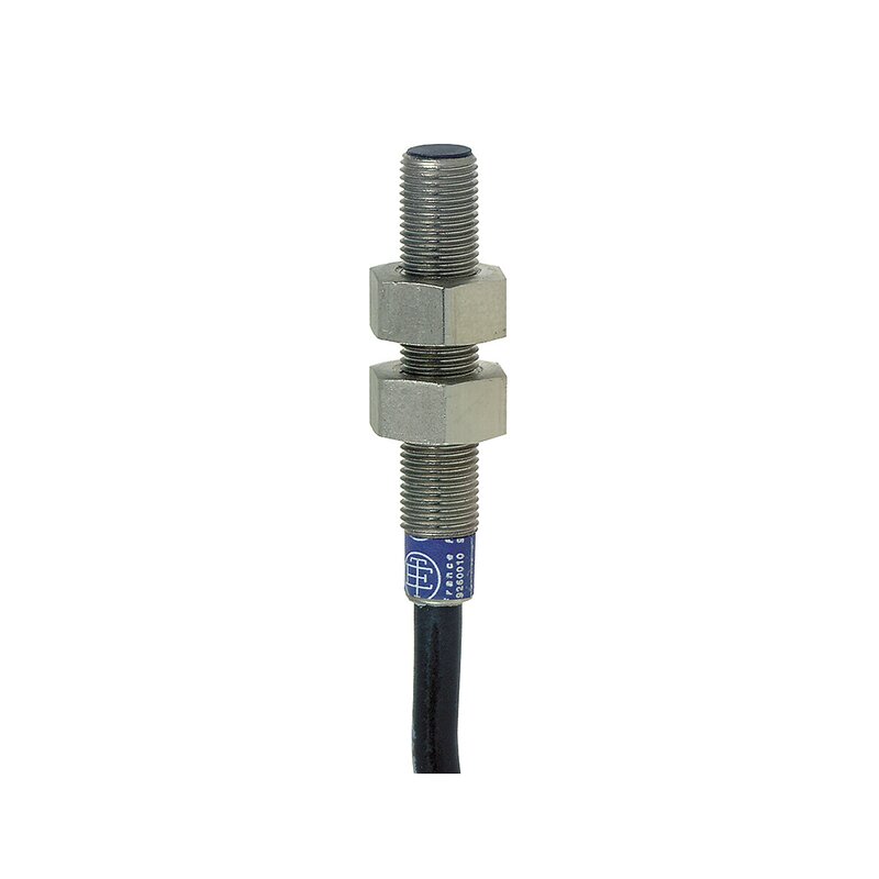 Induktiv sensor XS1 sylindrisk M5 Sn 0,8 mm kabel 2m - Bilde 1