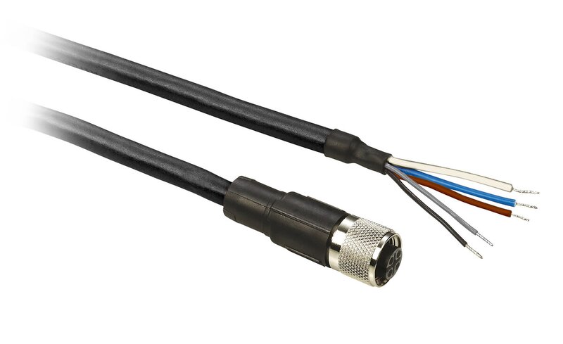 FORHÅNDSKABLET TILKOBLING PUR 5W M12 HunnKABEL STR 5M - Bilde 2